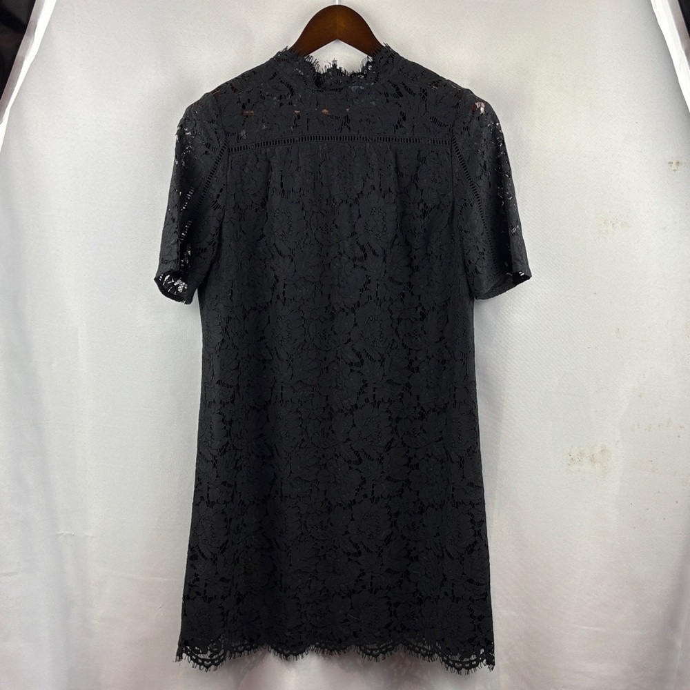 CeCe Black Lace Mini Dress